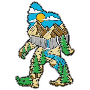 Colorful River Bigfoot