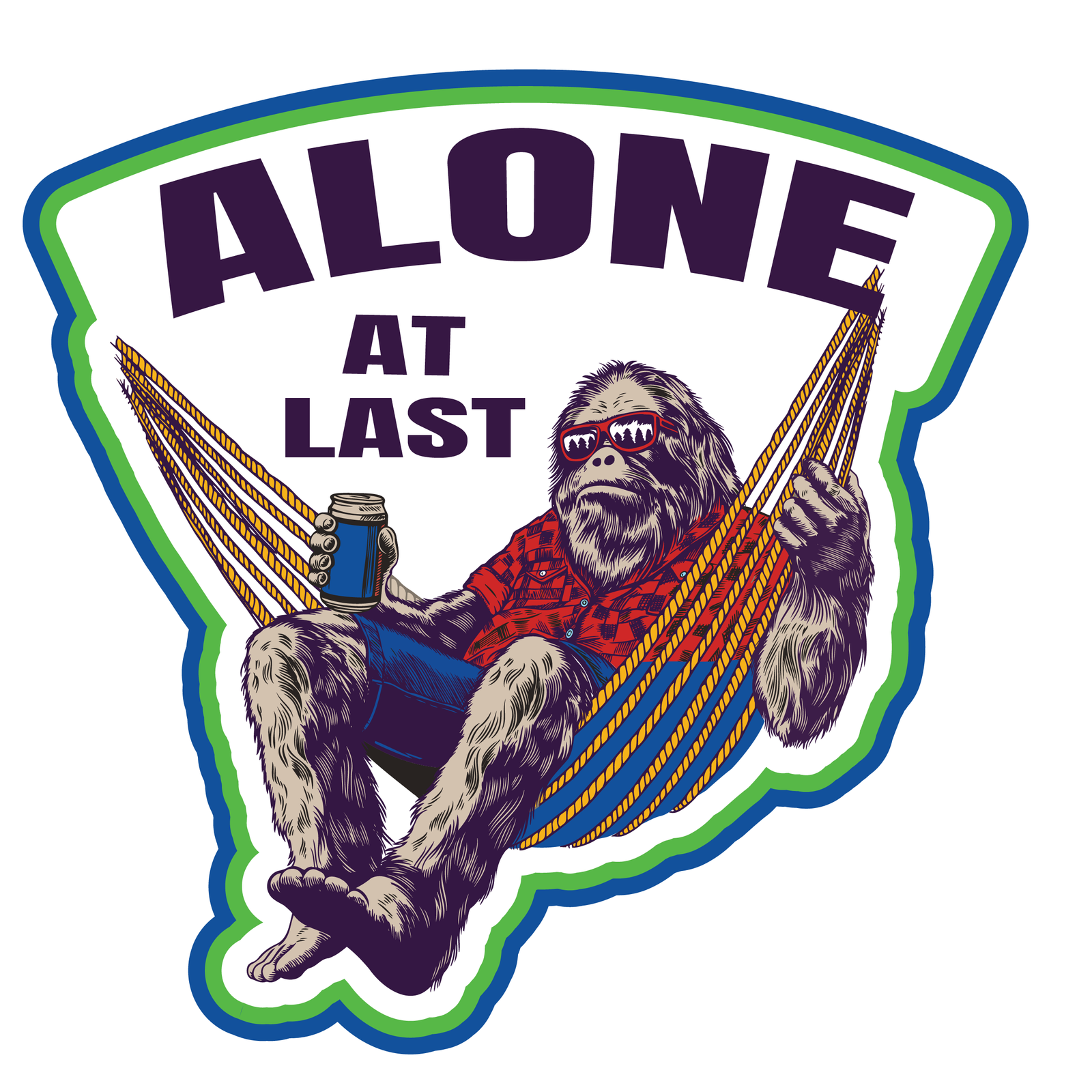 Alone at Last Sticker