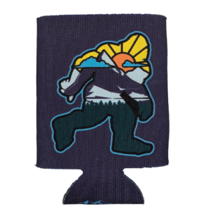 Colorful Bigfoot Can Cooler